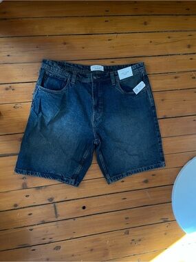 Men's Classic Indigo Denim Jean Shorts